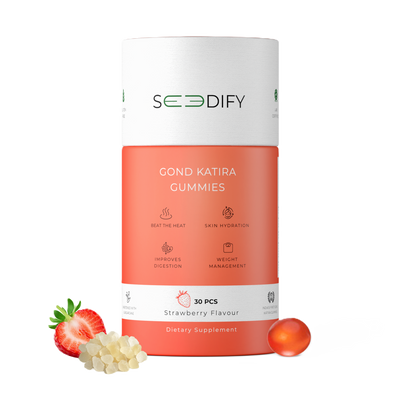 Gond Katira Gummies (30 Pcs) | India's First Gond Katira As Gummies | All Natural No Artificial Additives